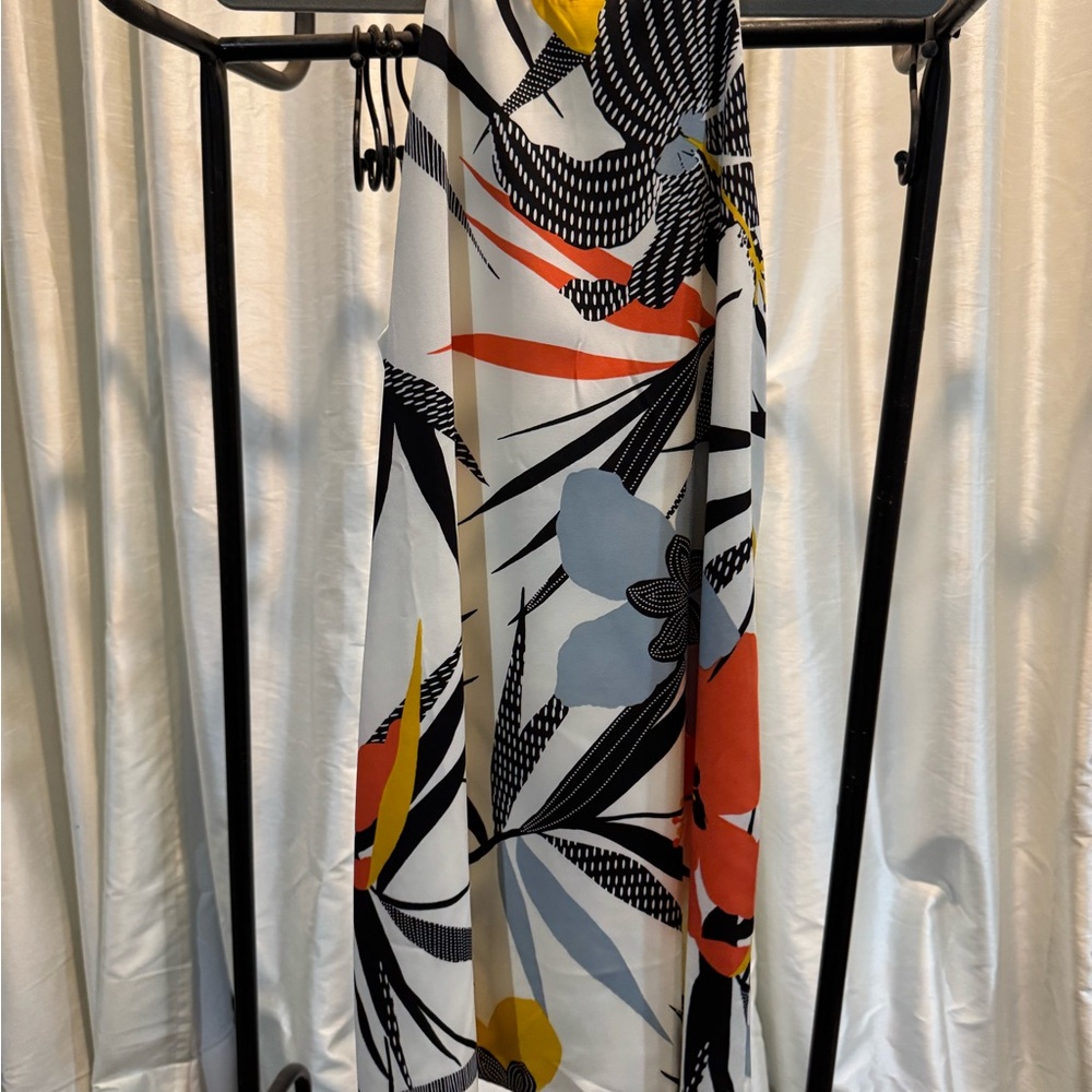 Floral Abstract Mid thigh dress